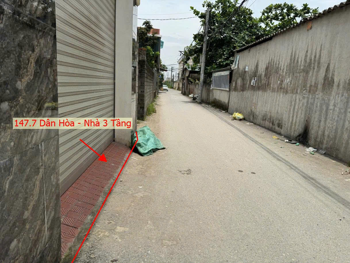 Hình ảnh Bán Nhà 3 Tầng 147.7m Tại Dân Hòa Ô Tô Đỗ Tận Cửa Sát Trục Kinh Doanh Ngay Gần QL21B