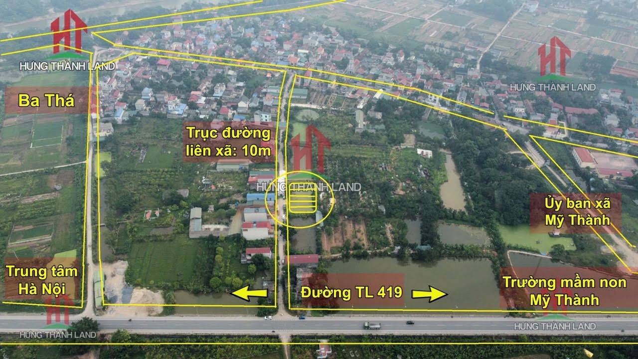 Hình ảnh Bán Đất Mỹ Thành Nằm Ngay Cạnh Đường TL419 Ô Tô Vào Tận Đất Giá Chỉ Nhỉnh Tỷ