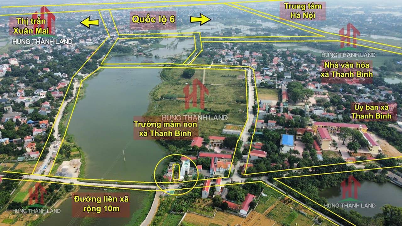 Hình ảnh Đất Đấu Giá Thanh Bình Chương Mỹ Có Lưu Không 15m